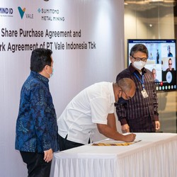 Rogoh Rp 5,5 T, MIND ID Serap Saham Vale di Harga Rp 2.780