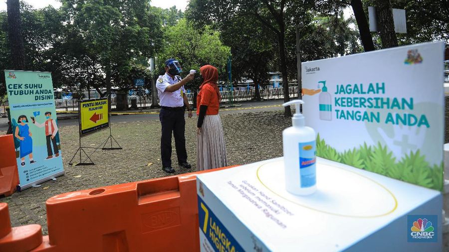 Taman Margasatwa Ragunan usai penutupan, Sabtu (20/6/2020). (CNBC Indonesia/ Andrean Kristianto)