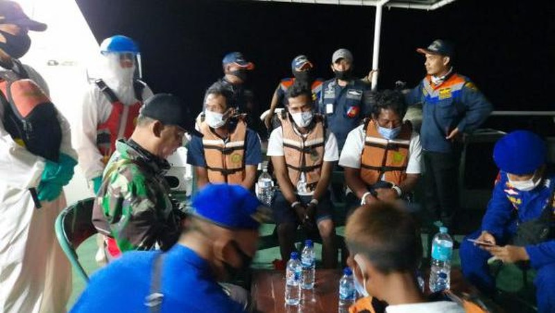 Kapal Nelayan Tenggelam di Selat Sunda. Ist