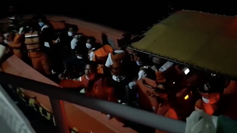 Kapal Nelayan Tenggelam di Selat Sunda. Ist