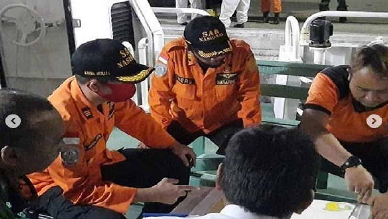 Kapal Nelayan Tenggelam di Selat Sunda. Ist
