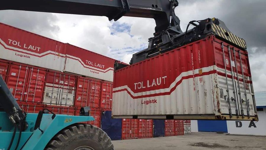 Pengiriman Logistik melalui Tol Laut (Dok. Ditjen Perhubungan Laut)