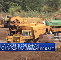 Sah! MIND ID Akuisisi 20% Saham Vale Indonesia