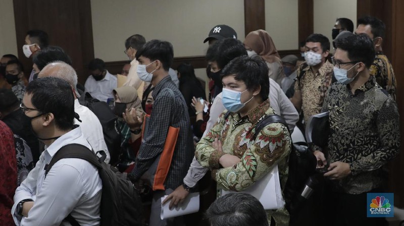 Sidang Kasus KSP Indosurya. CNBC Indonesia/Muhammad Sabki