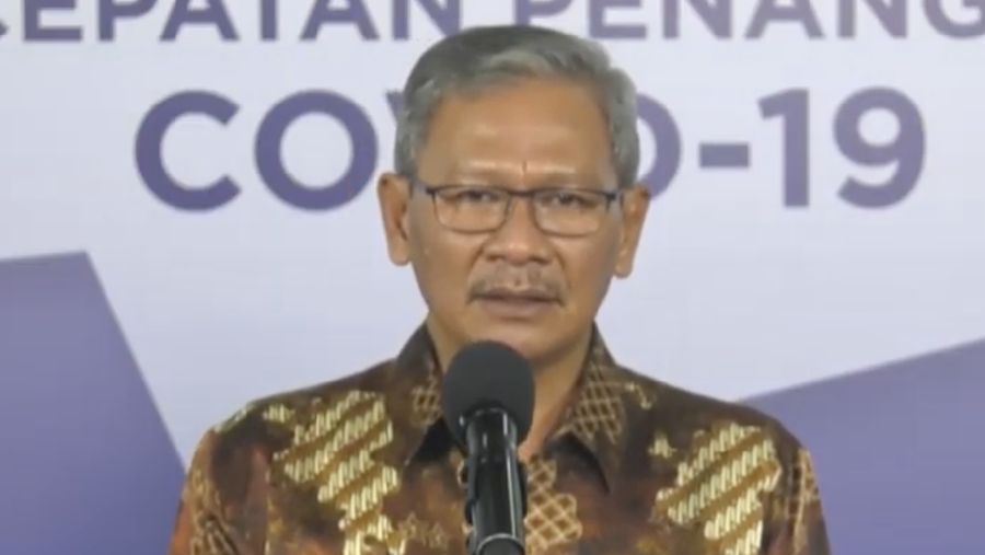 Achmad Yurianto selaku Juru Bicara Pemerintah Covid-19. (Dok: BNPB)
