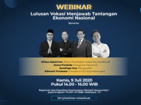 Lulusan Vokasi Jadi Rebutan Perusahaan, Yuk Ikuti Webinar Ini