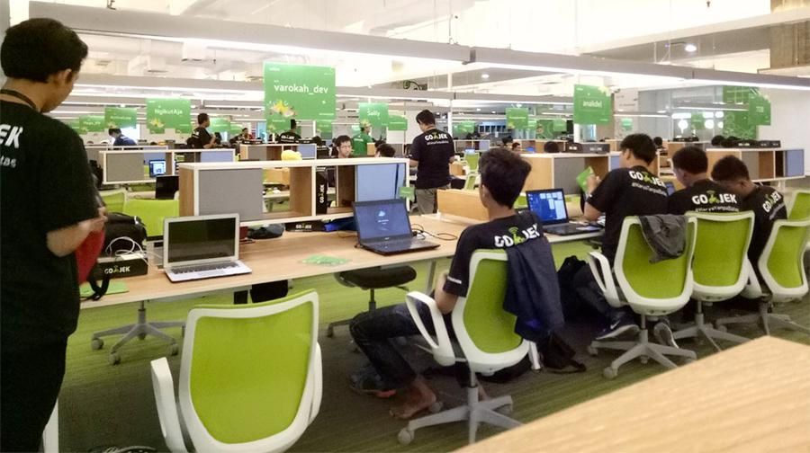 Ilustrasi Kantor Gojek. Ist