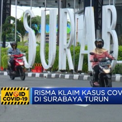 Sempat Zona Hitam, Risma Klaim Kasus Corona Surabaya Turun