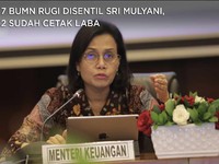 7 BUMN Rugi Disentil Sri Mulyani, 2 Sudah Cetak Laba