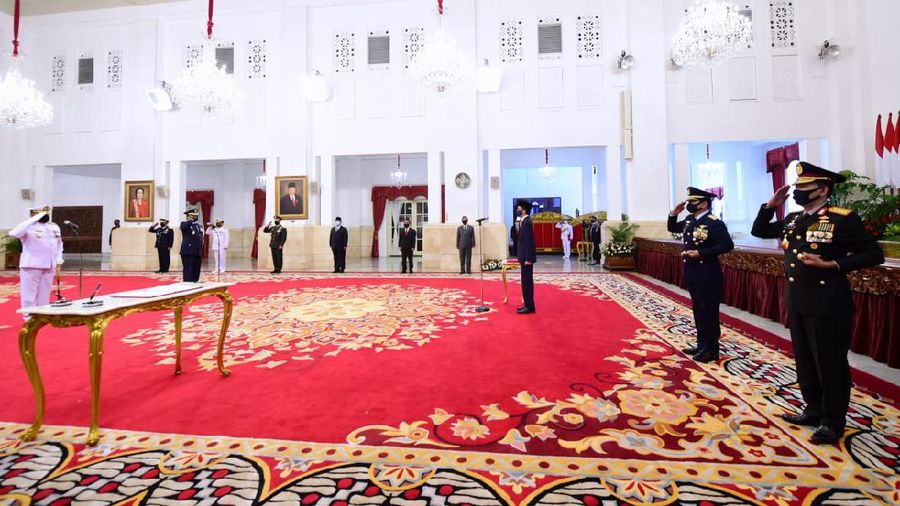 Adaptasi Baru di Istana Kepresidenan. Ist
