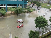 Ini Penampakan Banjir Bandang di Singapura