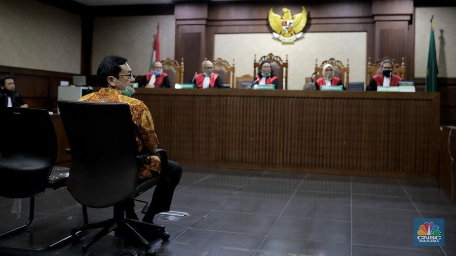 Benny Tjokro. CNBC Indonesia/Muhammad Sabki