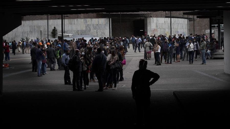 Gempa Meksiko. AP/Marco Ugarte