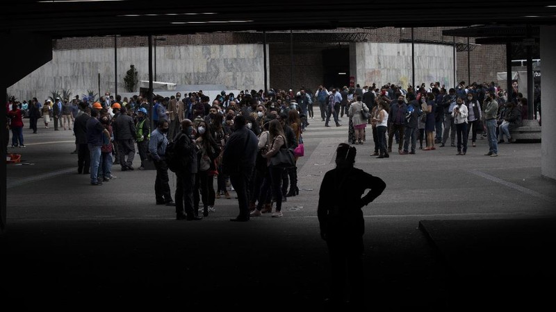 Gempa Meksiko. AP/Marco Ugarte