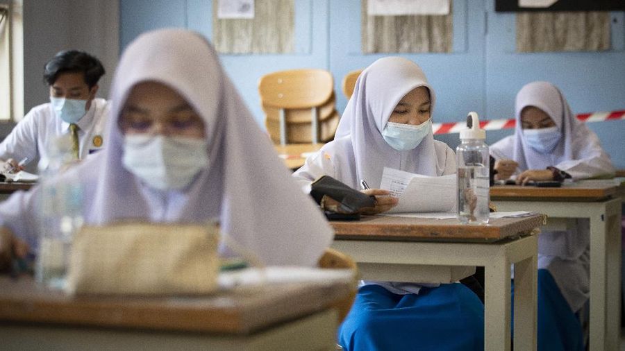 Ilustrasi Sekolah. AP/Vincent Thian