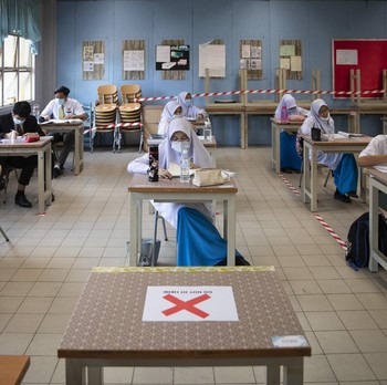 Mengintip Sekolah di Malaysia yang Mulai Dibuka Kembali