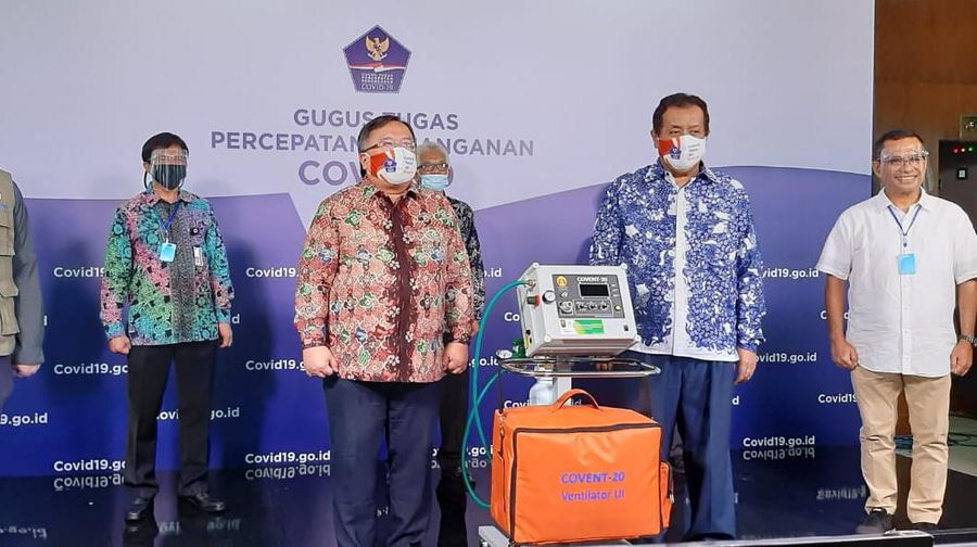 Universitas Indonesia Menyumbangkan Ventilator Hasil Karyanya. Ist