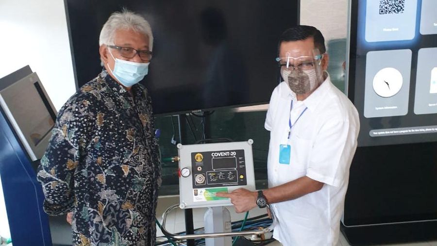 Universitas Indonesia Menyumbangkan Ventilator Hasil Karyanya. Ist