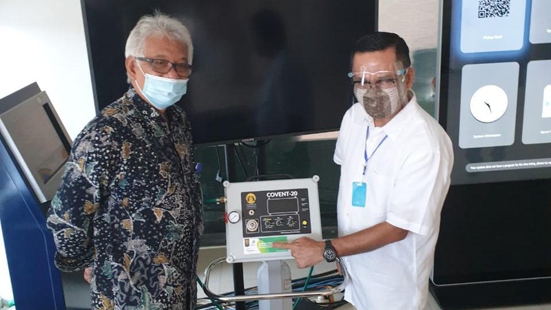 Universitas Indonesia Menyumbangkan Ventilator Hasil Karyanya. Ist