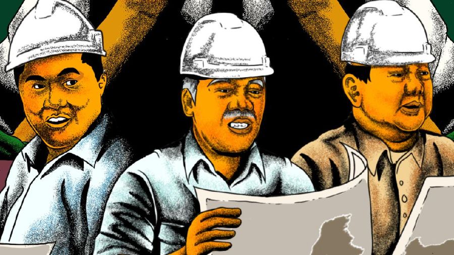 Infografis/ Jokowi Utus Prabowo, Erick & Basuki Keroyokan, Bikin Apa?/Aristya Rahadian