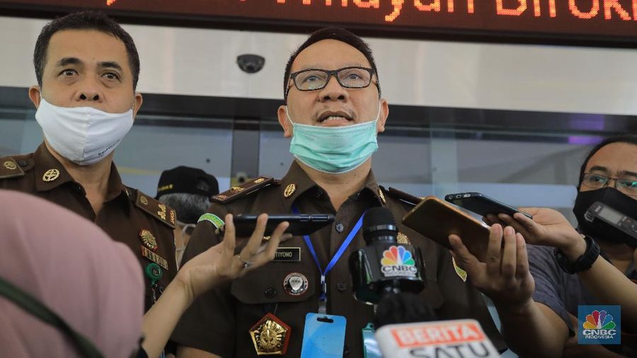 Kapuspenkum Kejaksaan Agung RI, Hari Setiyono. CNBC Indonesia/Andrean Kristianto