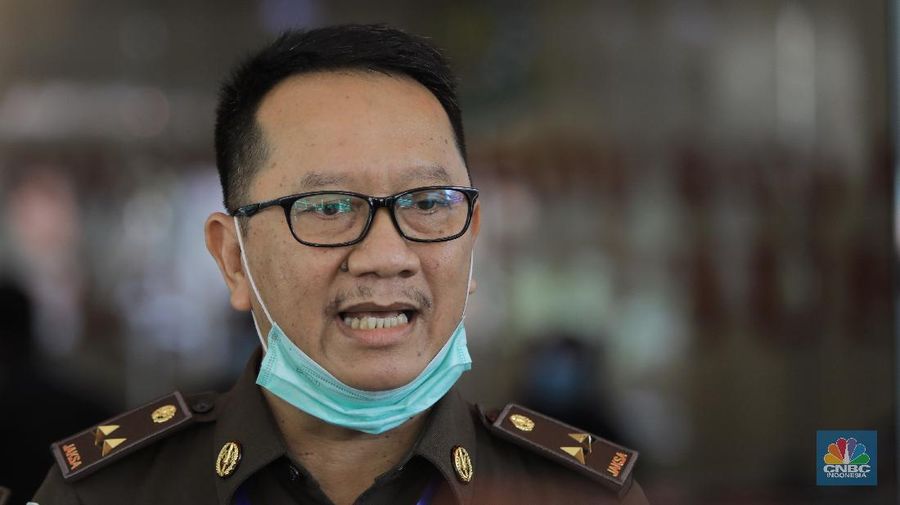 Kapuspenkum Kejaksaan Agung RI, Hari Setiyono. CNBC Indonesia/Andrean Kristianto