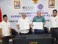 Kemnaker & BNSP Sepakati Standar Sertifkasi Pelatihan BLK