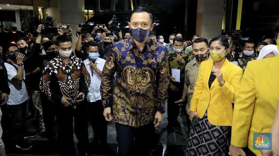 Ketua Umum Partai Demokrat, Agus Harimurti Yudhoyono. CNBC Indonesia/Andrean Kristianto.