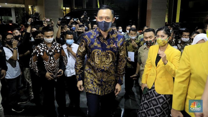 Ketua Umum Partai Demokrat, Agus Harimurti Yudhoyono. CNBC Indonesia/Andrean Kristianto.