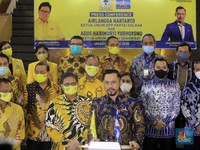 AHY Temui Airlangga Hartarto di Kantor DPP Golkar, Bahas Apa?