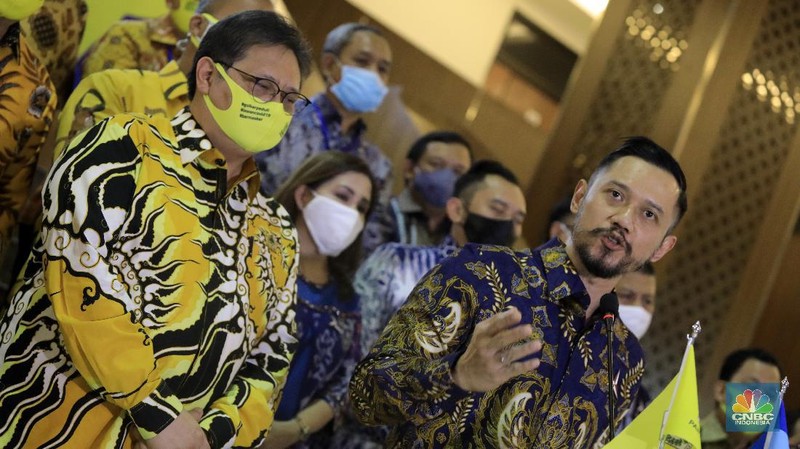 Ketua Umum Partai Demokrat, Agus Harimurti Yudhoyono. CNBC Indonesia/Andrean Kristianto.