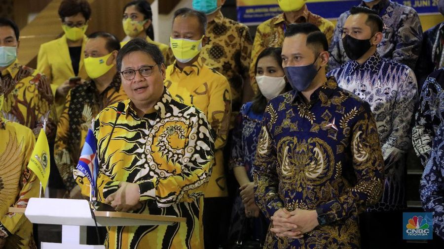 Ketua Umum Partai Demokrat, Agus Harimurti Yudhoyono. CNBC Indonesia/Andrean Kristianto.