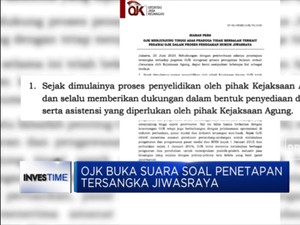 OJK Buka Suara Soal Penetapan Tersangka Jiwasraya