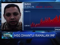 Pemulihan Ekonomi Diproyeksi Melambat, IHSG Terkoreksi 1,37%