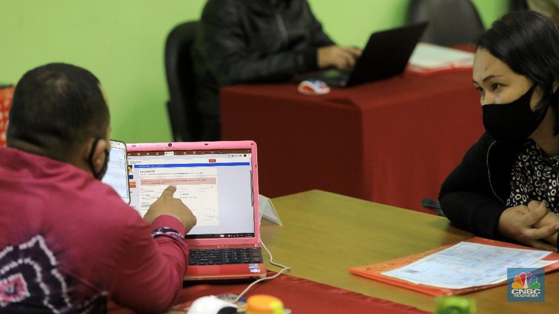 Pendaftaran PPDB DKI Jalur Zonasi. CNBC Indonesia/Andrean Kristianto