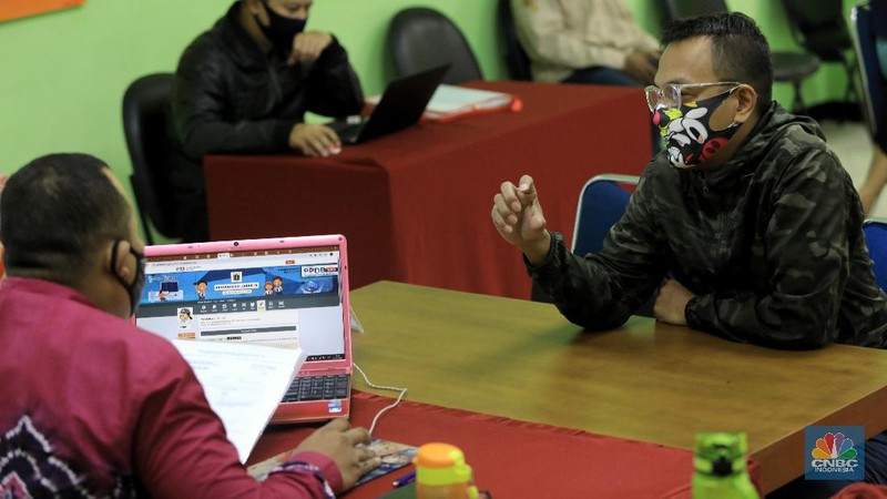 Pendaftaran PPDB DKI Jalur Zonasi. CNBC Indonesia/Andrean Kristianto