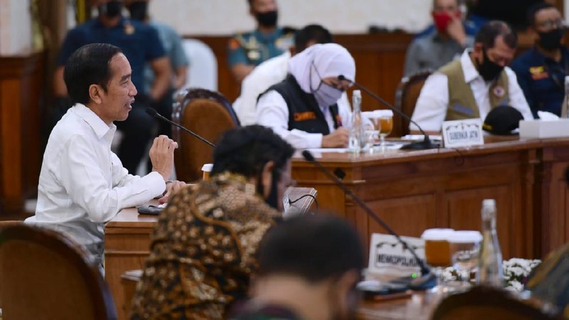 Presiden Akan Tinjau Posko Penanganan dan Penanggulangan Covid-19 Jawa Timur. Dok: Biro Pers Sekretariat Presiden