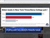Popularitas Biden Makin Naik