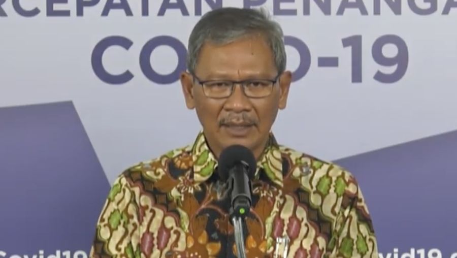 Achmad Yurianto selaku Juru Bicara Pemerintah Covid-19. (Dok: BNPB)
