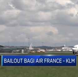 Belanda Setujui Bailout Air France - KLM Senilai EUR 3,4 M