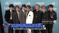 BTS Donasi USD 1 Juta untuk Kru Konser yang Terdampak Corona