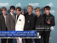 BTS Donasi USD 1 Juta untuk Kru Konser yang Terdampak Corona