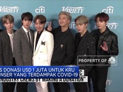 BTS Donasi USD 1 Juta untuk Kru Konser yang Terdampak Corona