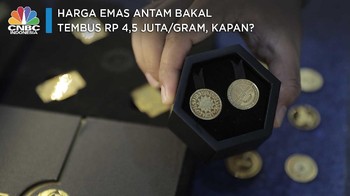 Harga Emas Antam Diramal Tembus Rp 4,5 Juta/gram, Kapan?