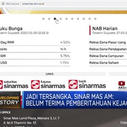 Jadi Tersangka, Ini Penjelasan Sinarmas AM