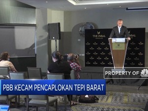 PBB Kecam Pencaplokan Tepi Barat oleh Israel