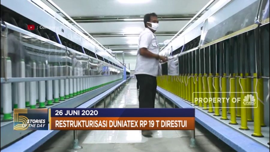 Restrukturisasi Duniatex Rp 19 T Direstui, hingga Q1-2020 PDB AS -5% - CNBC Indonesia TV