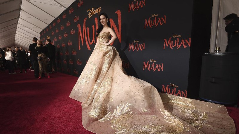 This image released by Disney shows Yifei Liu in the title role of 