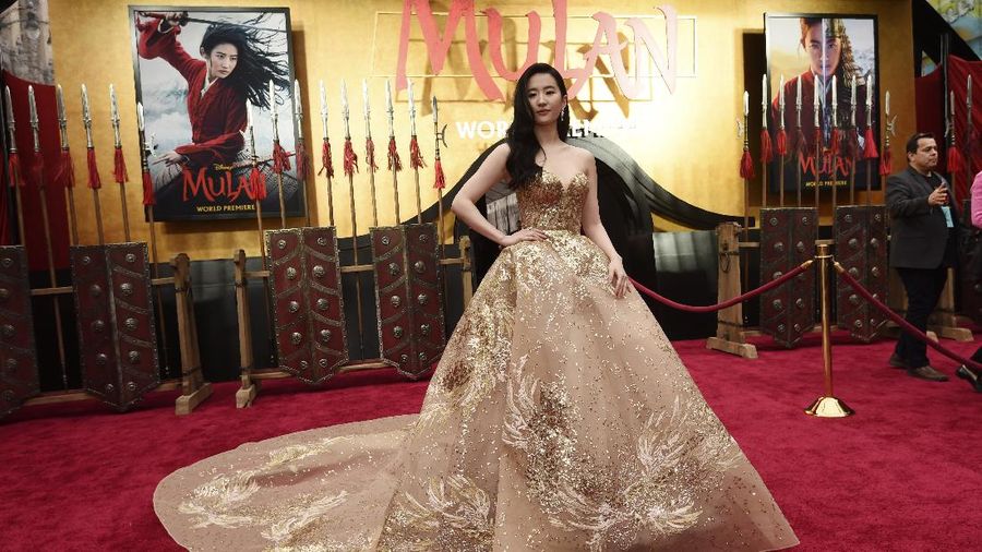 This image released by Disney shows Yifei Liu in the title role of 