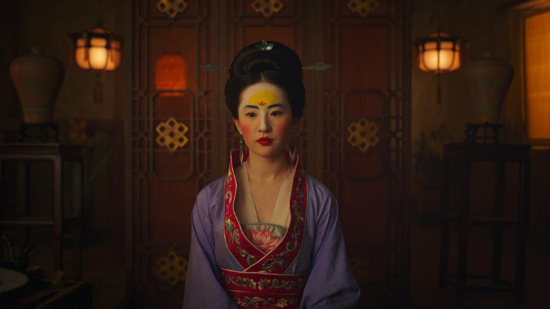 This image released by Disney shows Yifei Liu in the title role of 